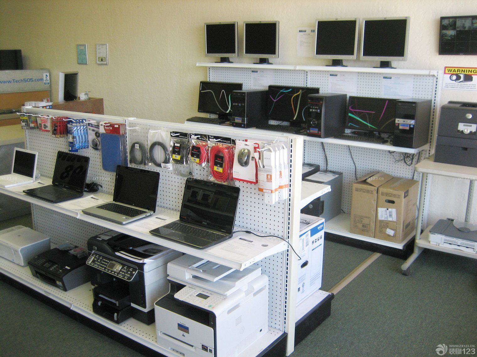 電腦店面設(shè)計(jì)裝修圖 優(yōu)化銷售電子產(chǎn)品的環(huán)境策略